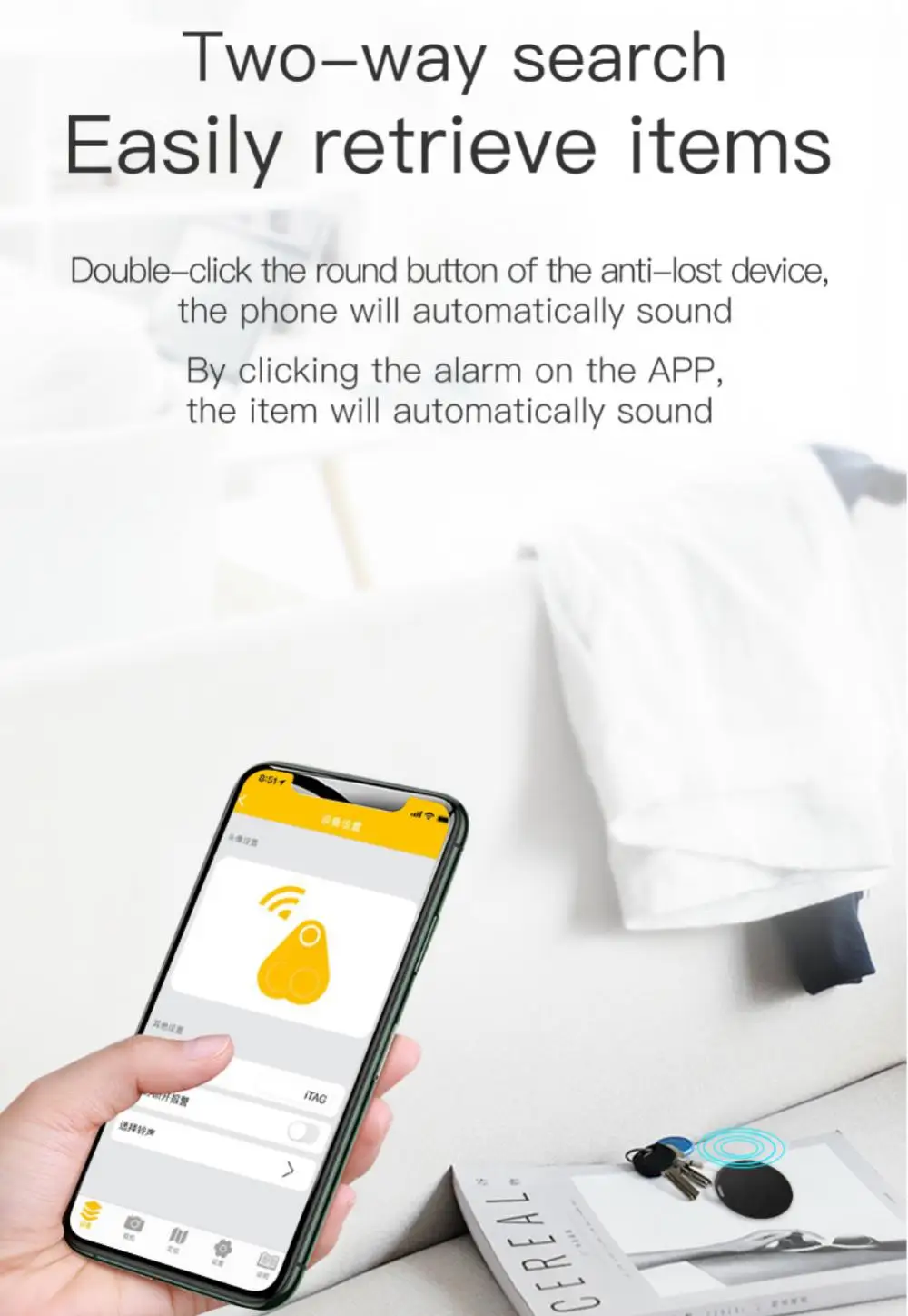 Pet Elderly Children Wallet Tracking And Positioning Locator Anti Loss