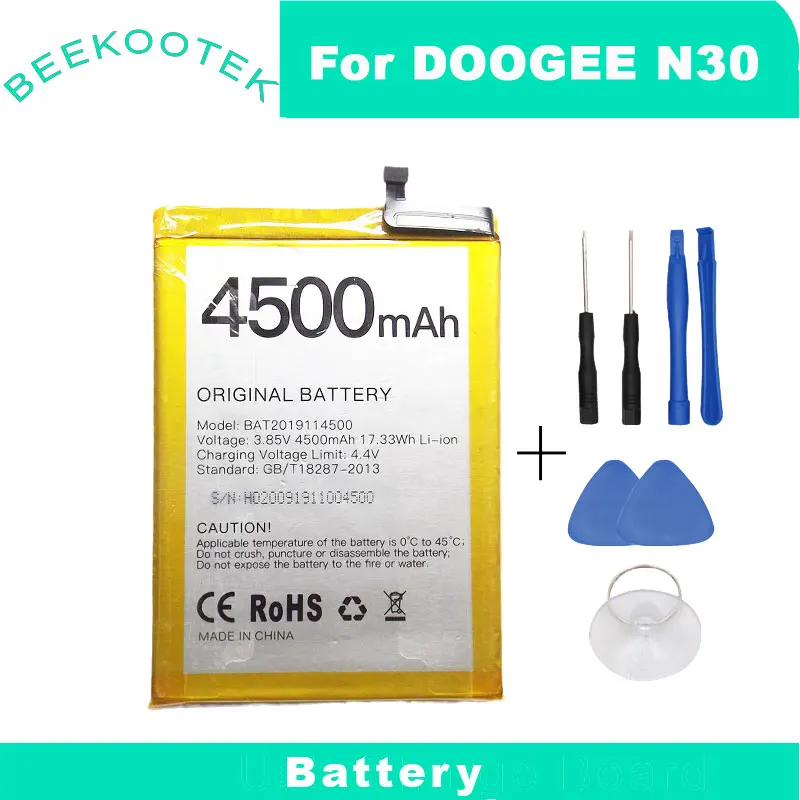 

Новый оригинальный аккумулятор DOOGEE N30 встроенный аккумулятор для сотового телефона запасные аксессуары для ремонта смартфона DOOGEE N30