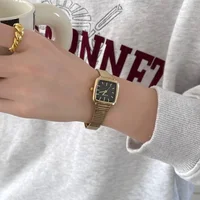 Brand Simple Quartz Watch for Women Retro Luxury Gift Ladies Watches Small Dial Adjustable Stainless Steel Strap Wristwatches - Image 2