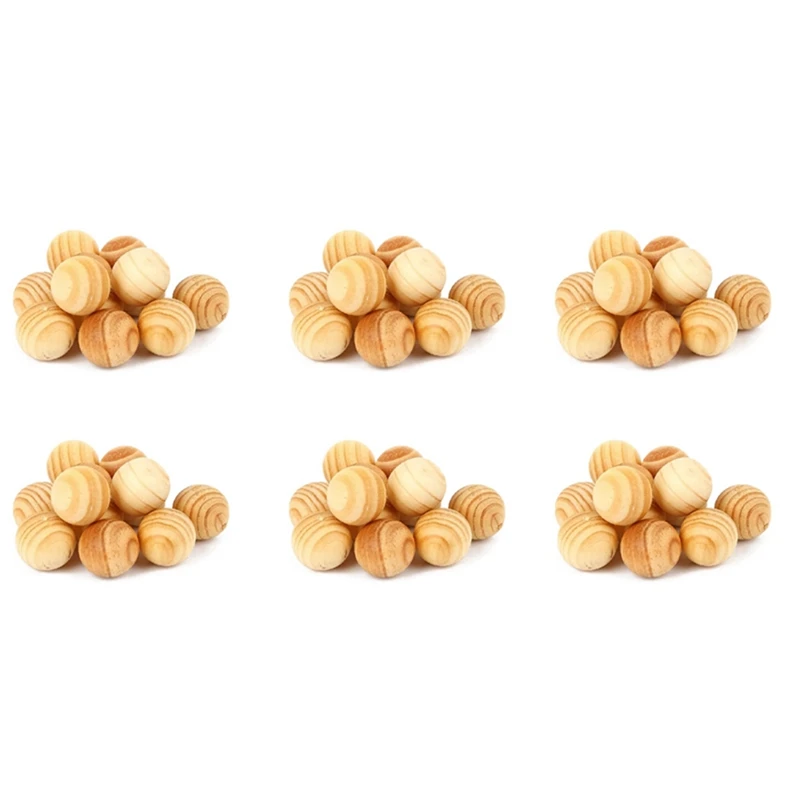 

6X Natural Cedar Wood Moth Balls Lavender Camphor Repellent Wardrobe Clothes Drawer