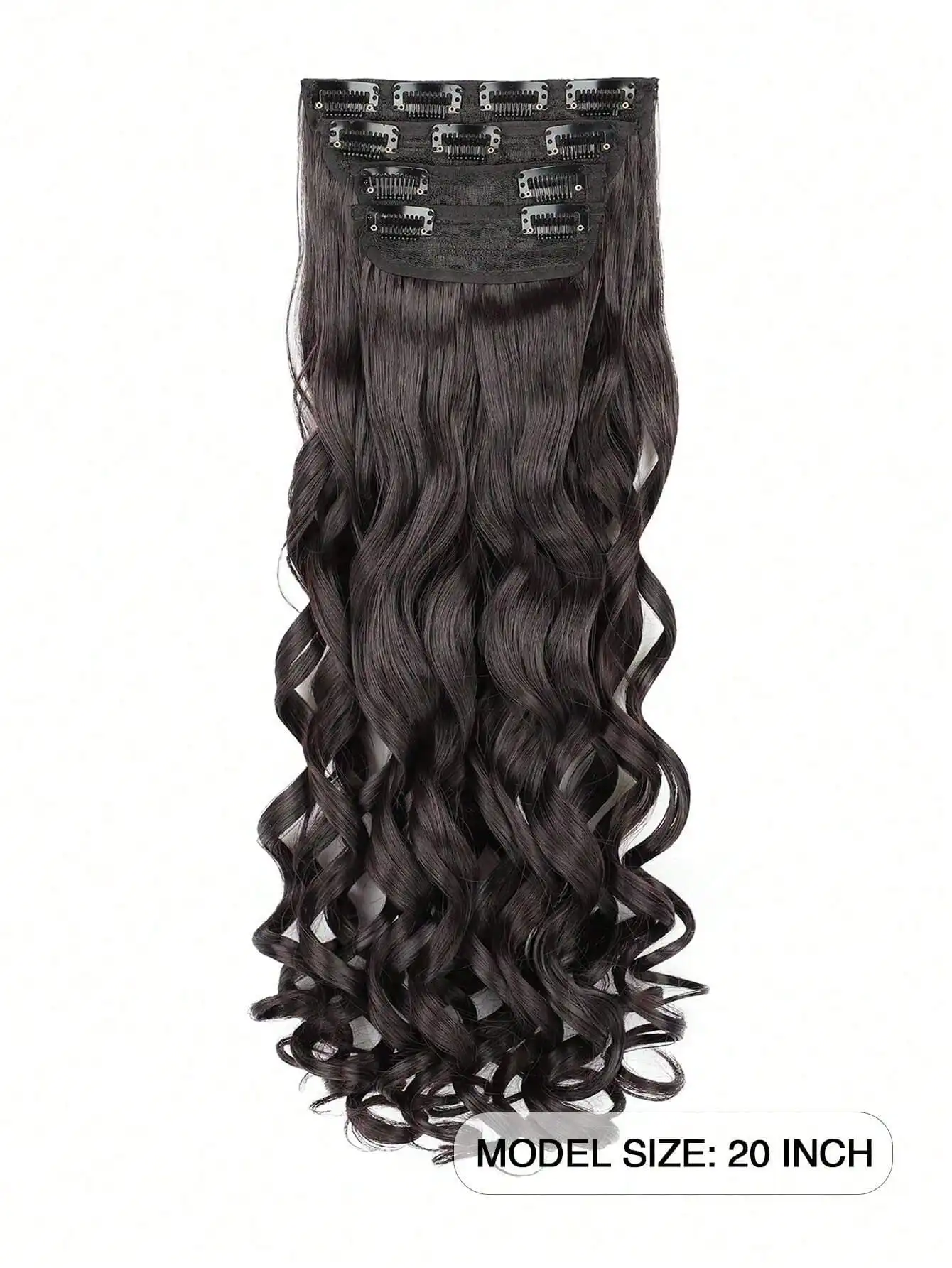 Synthetic Long Curly Hair Extensions Clip In For Women