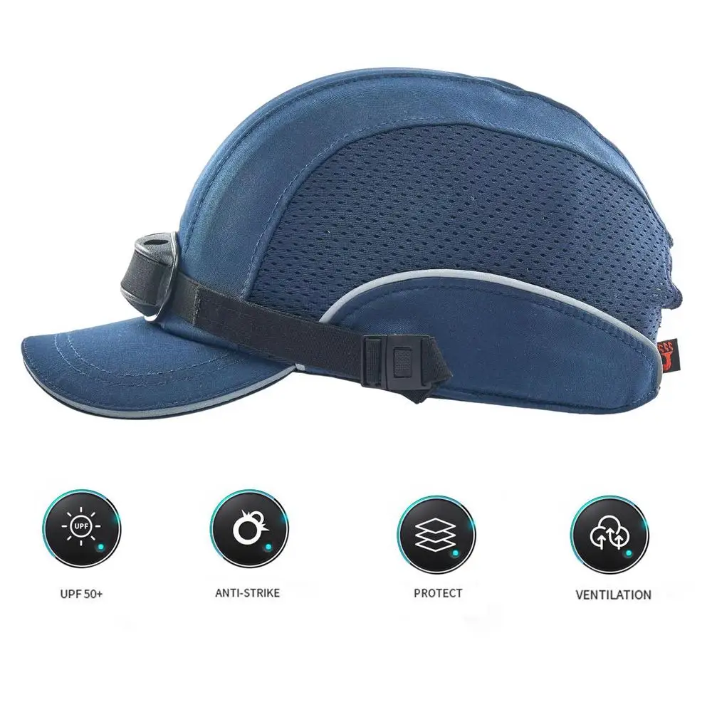 Windproof Cycling Hat Cooling Skull Hats Liner With Sun Visor Breathable Adjustable Sweat Absorbent Sun Baseball Caps For Motorc