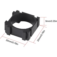 18650 Lithium Battery Holder, Plastic Battery Pack Bracket Cylindrical Cell Battery Stand Cell Spacer 1
