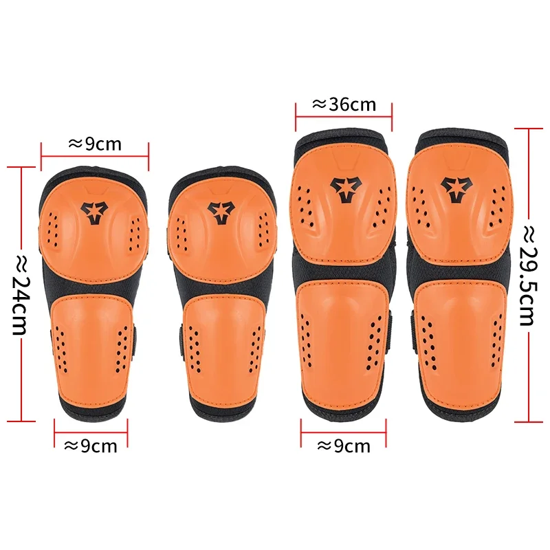 Children's Body Armor Motorcycle Waistcoat Motocross Chest Spine Shoulder Elbow Knee Protector Child Boys Girls Kids Moto Armor