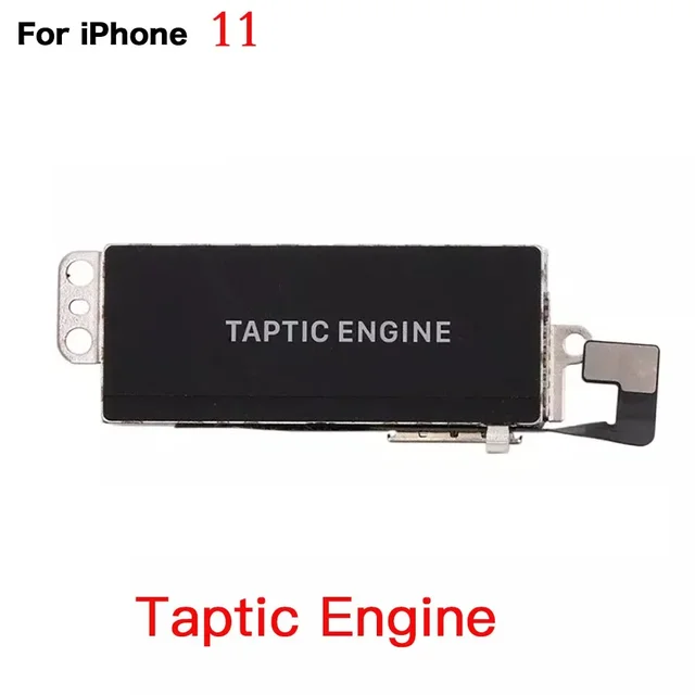الجزء الداخلي لهاتف iPhone 11، كاميرا أمامية وخلفية، زر حجم الطاقة، منفذ شحن، كابل مرن لمكبر الصوت مع دعامة كاملة