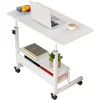 Student Computer Portable Home Office Furniture Small Spaces Sofa Bedroom Bedside Desk Learn Play Game Desk on Wheels Movable 1