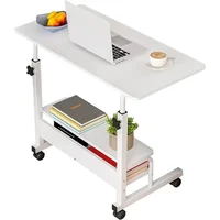 Student Computer Portable Home Office Furniture Small Spaces Sofa Bedroom Bedside Desk Learn Play Game Desk on Wheels Movable 1