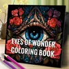 Eyes of Wonder Coloring Book 20 Page Fantastic Eyes Theme Adult Picture Book Kill Time Relaxing Doodle 1