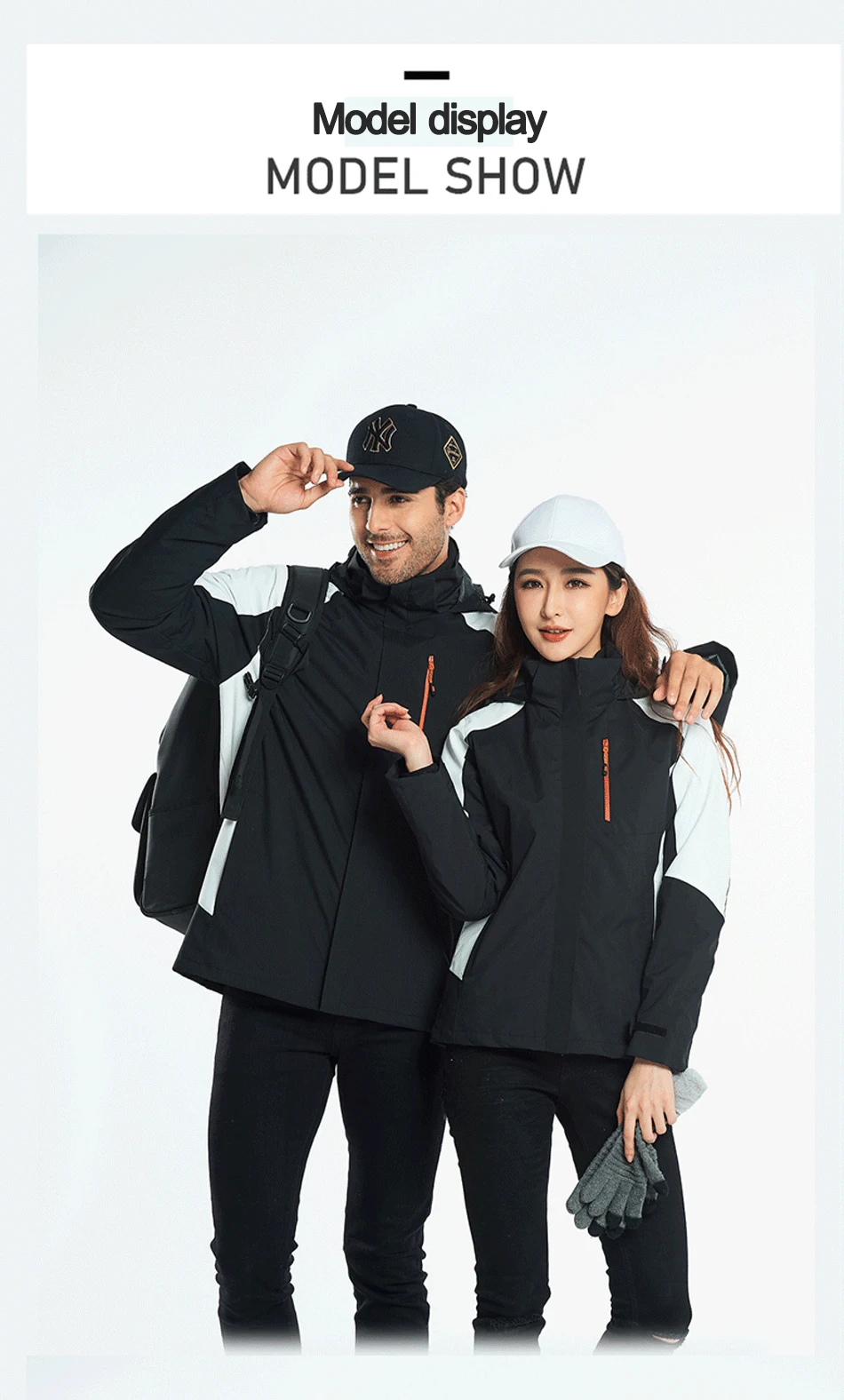Custom logo Men winter jacket embroidered text Male Outdoor Sports Hiking Jacket personality customization waterproof thick coat 13 S072f8061491b43518ab747e44dcb07bbC