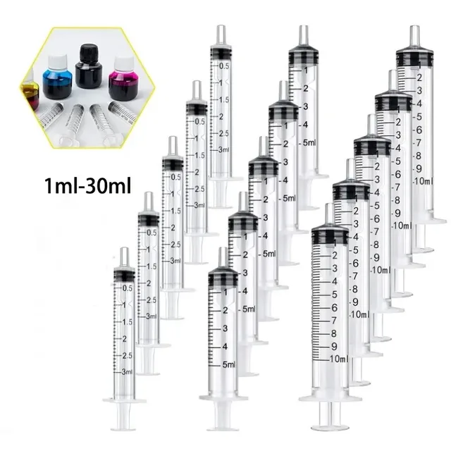 1ml-10ml Disposable Syringes Syringes Without Needle Syringe Glue Pet Feeding Needle Kitchen Tools Plastic Bulk Needle-Free 5