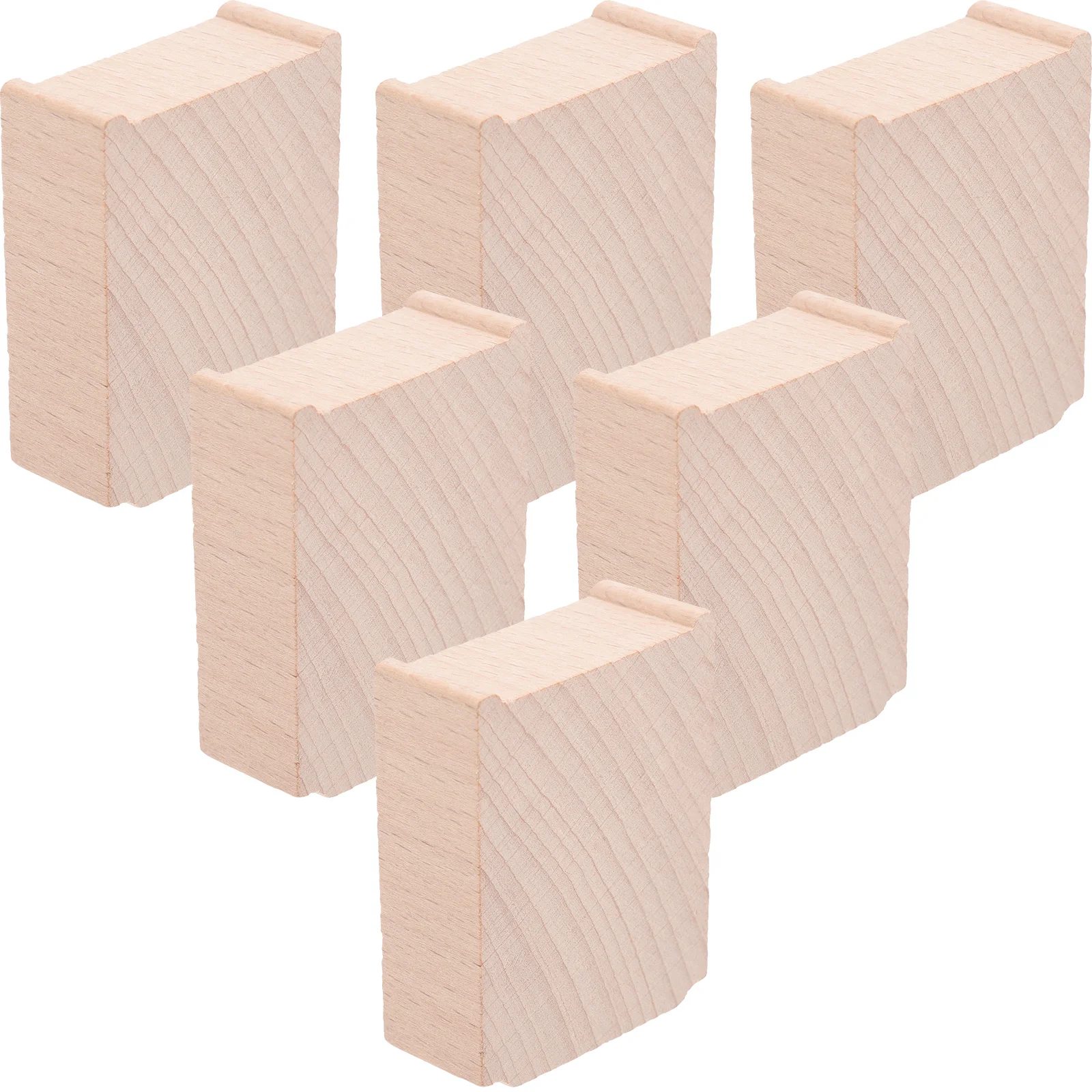 Train Bridge Pier Child Trestles 670X520X240CM Beech Supports Wood Track Risers 6 Pcs
