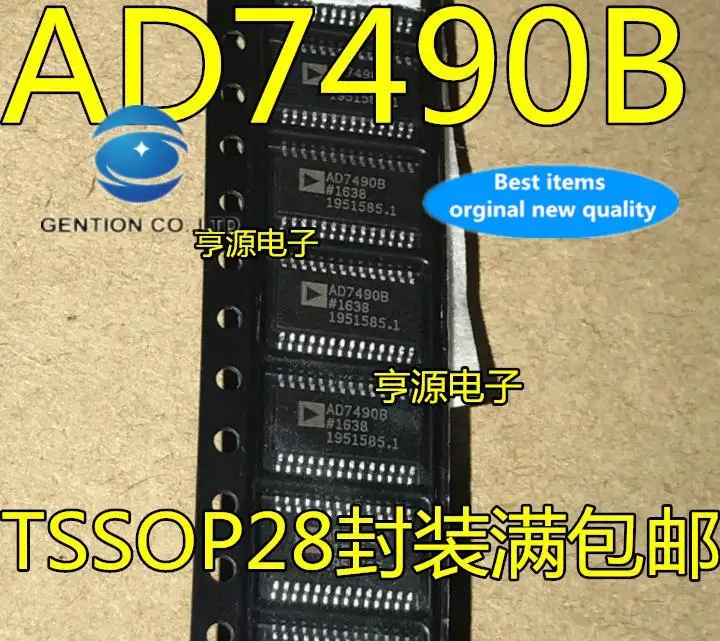 

Оригинальный Новый аналогово-цифровой преобразователь AD7490 AD7490BRU AD7490BRUZ TSSOP-28 AD7490B, 5 шт., 100%