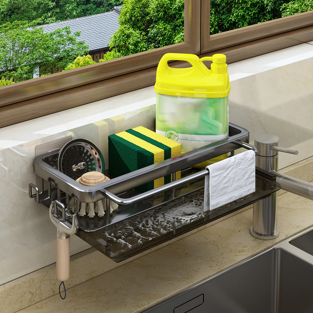 

Stylish And Space-saving Kitchen Shelf And Bathroom Rack Space-savng Durable Bathroom Shelf