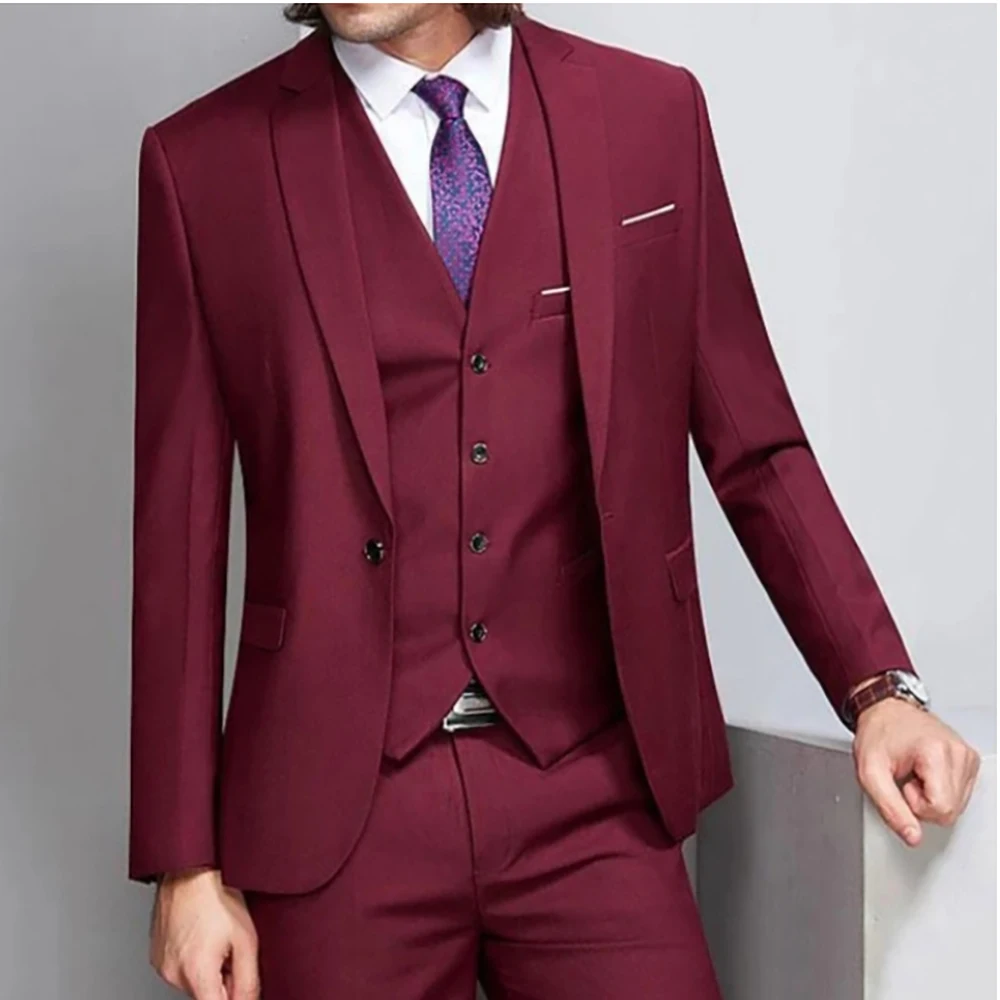 Wedding Suits Groom Tuxedos Formal Wears Party Dinner Fashion Black Peaked Collar Shawl Lapel Slim Fit