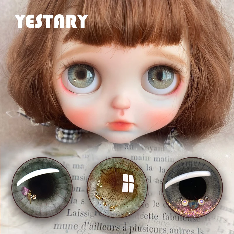 

YESTARY Blythe Eyes BJD Doll Accessories Eyes For Toys Handmade Color Magnet Eye Piece Girl Toy Drop Glue Eye Piece For BJD Doll