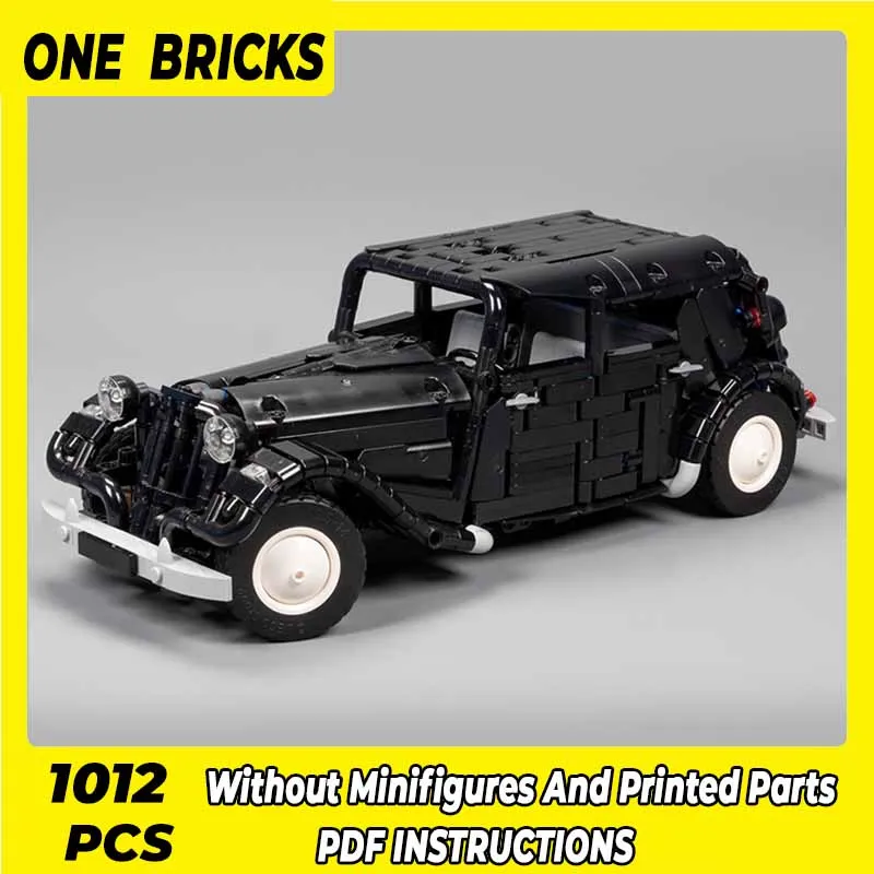

Moc Building Blocks Car Series Model French Automobile Technical Bricks DIY Assembly Construction Toys For Child Holiday Gifts