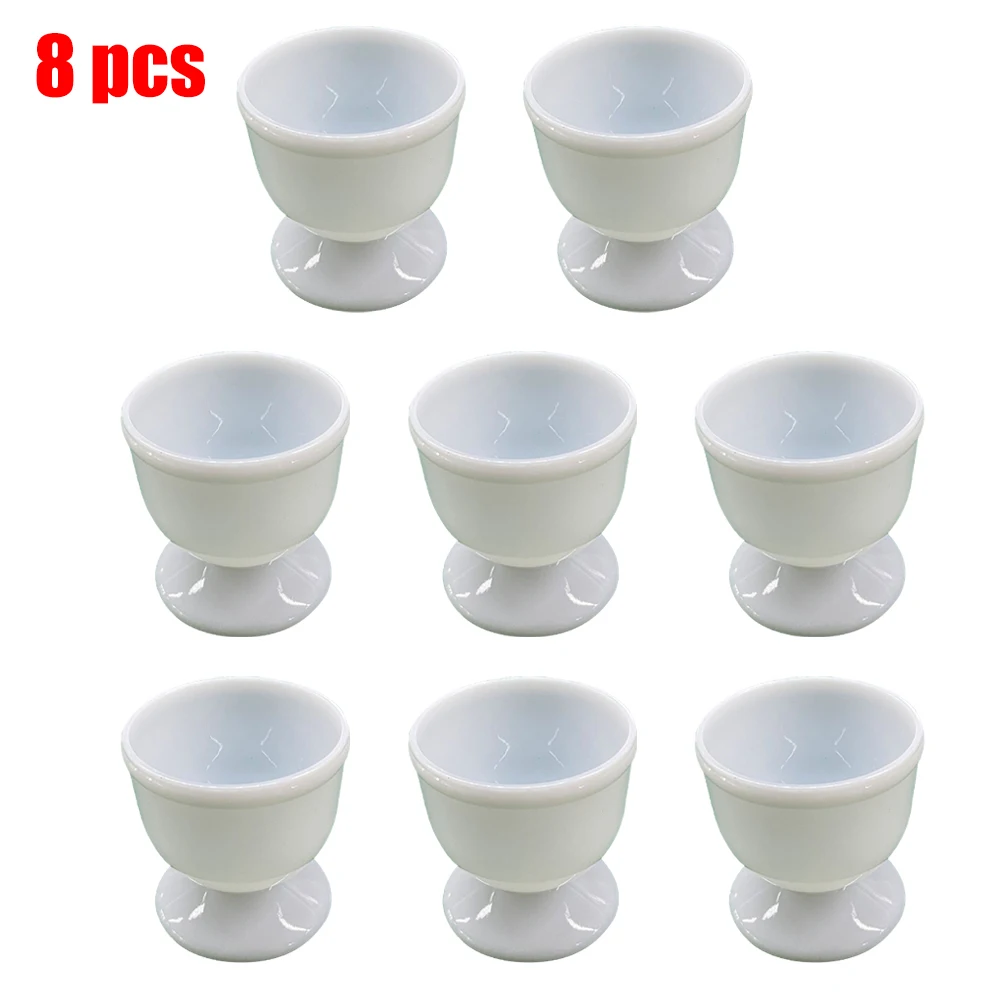 Description Picture 6 of itemEgg Rack Egg Cup 4 / 8 Pcs Accessories Cup Holder Egg Scoop Plastic Morning Rustproof High Quality Boiled Eggs