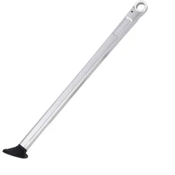 Durable Motorcycle Parking Side Stand Kickstand with Spring Kit (Silver)