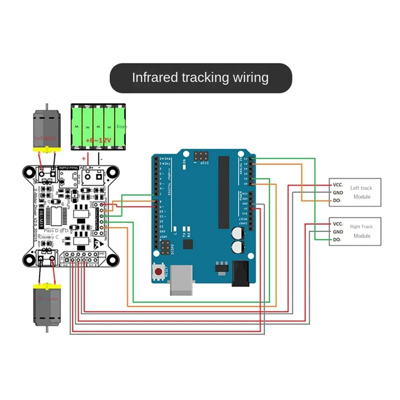 Dual-Channel DC Motor Drive Module TB6612 Motor Positive And Negative Drive Control Smart Car DIY Accessories