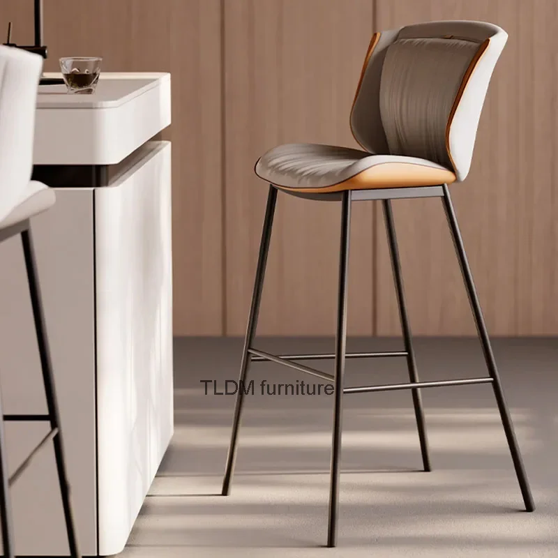 

Designer Ergonomic Bar Stools Modern Luxury Kitchenkitchen High Bar Stools Tabouret 65cm Party Banqueta Garden Furniture Sets