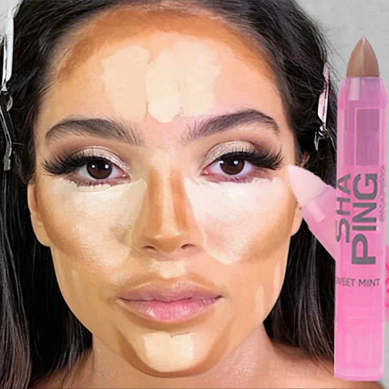 

Brightening Face Contouring Highlighter Stick Long Lasting Silky Matte Nose Shadow Corrector Illuminator Pencil Makeup Cosmetics