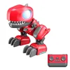 DIY Dinosaur toy Music dance drift Science and educational toys for children LED lighting dinosaur simulates sound Boy gift 6