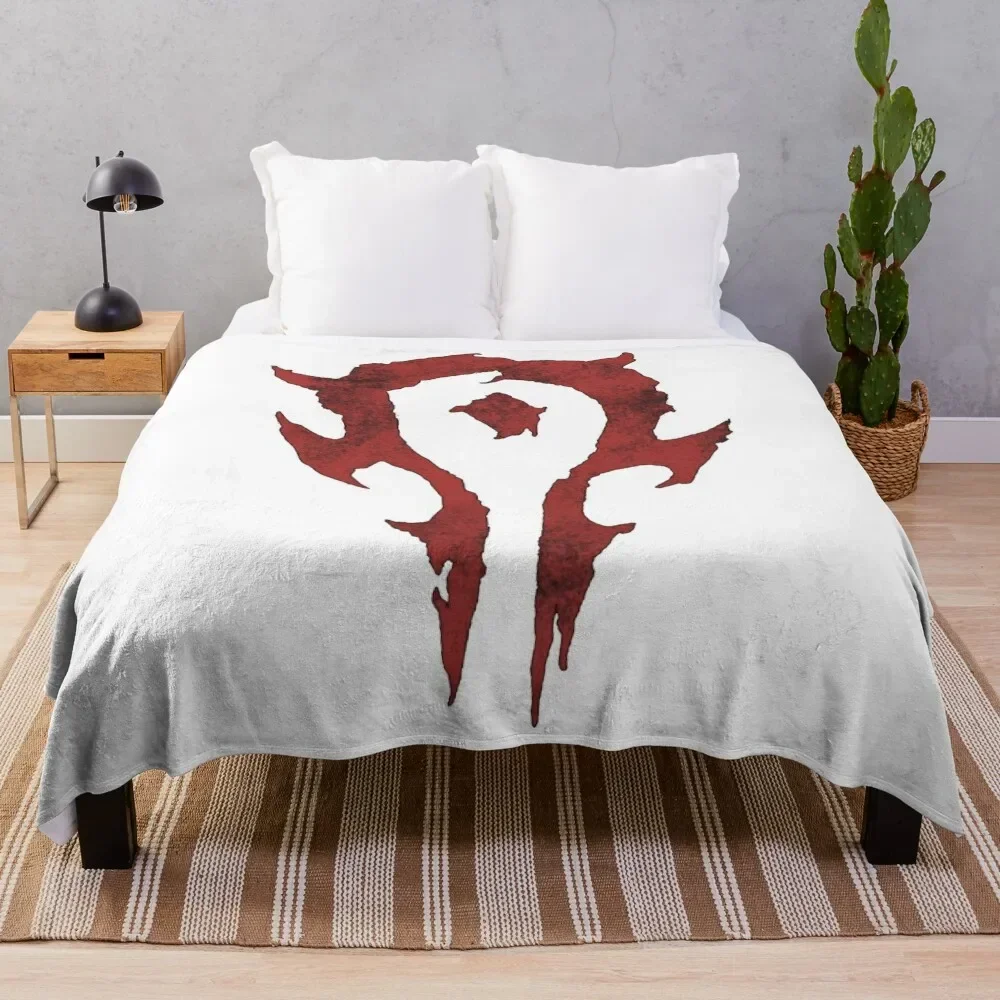 

Another Horde logo! Throw Blanket Stuffeds Multi-Purpose Beach Blankets