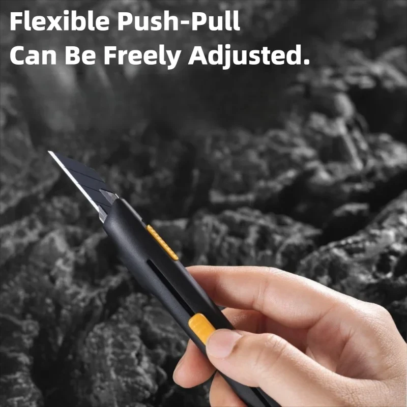 델리 안티스웨이 접이식 셀프락킹 유틸리티 나이프 종이 커터 아트 나이프 (사무용품)