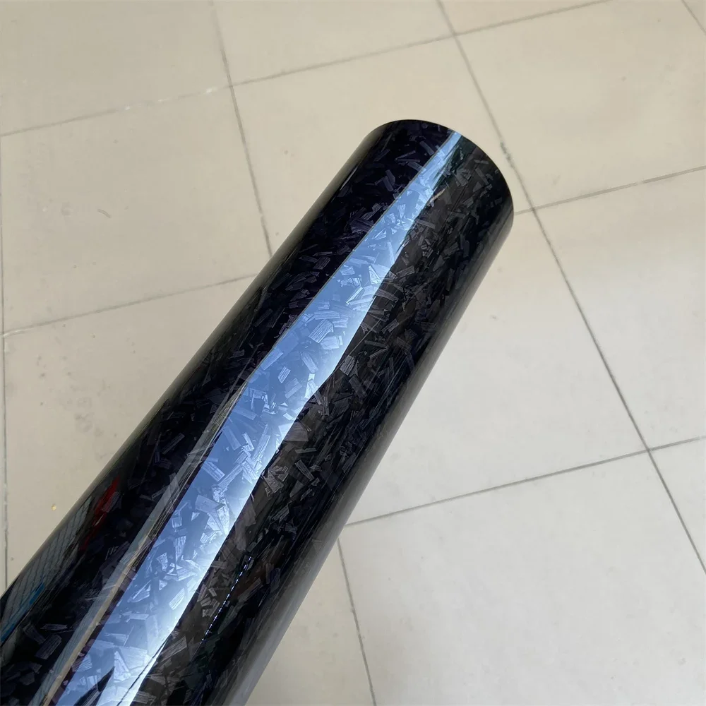 Car Sticker Glossy Black Forged Carbon Fiber Vinyl Car Wrap Ghost Camo Self Adhesive DIY Styling Interior Stickers For Motorcycle Wrapping