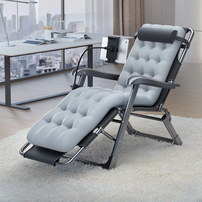Comodo Lettino Da Campeggio All'Aperto Reclinabile Lazy Office Luxury Lounge Chair Camera Da Letto Sillon Reclinabili Mobili Per La Casa Yq50Lc