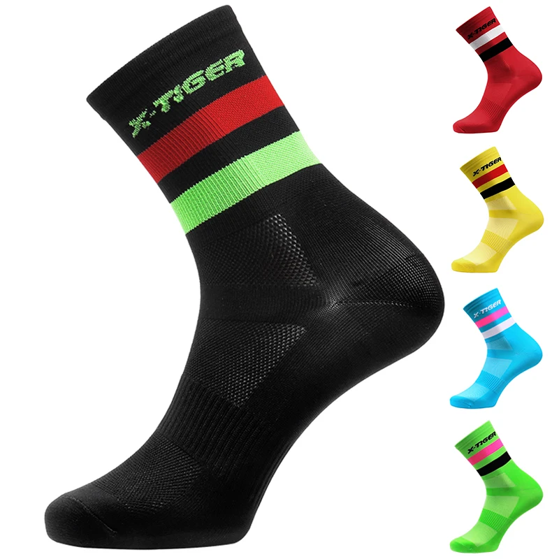 X-TIGER X-WZ-X-014T 4 Pairs/lot Professional Cycling Socks