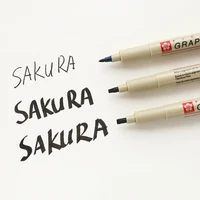1 pcs Sakura Liner Pen Set Waterproof Black Fineliner Micron Pen Design Sketch Drawing Marker Artist Markers School Supplies 1