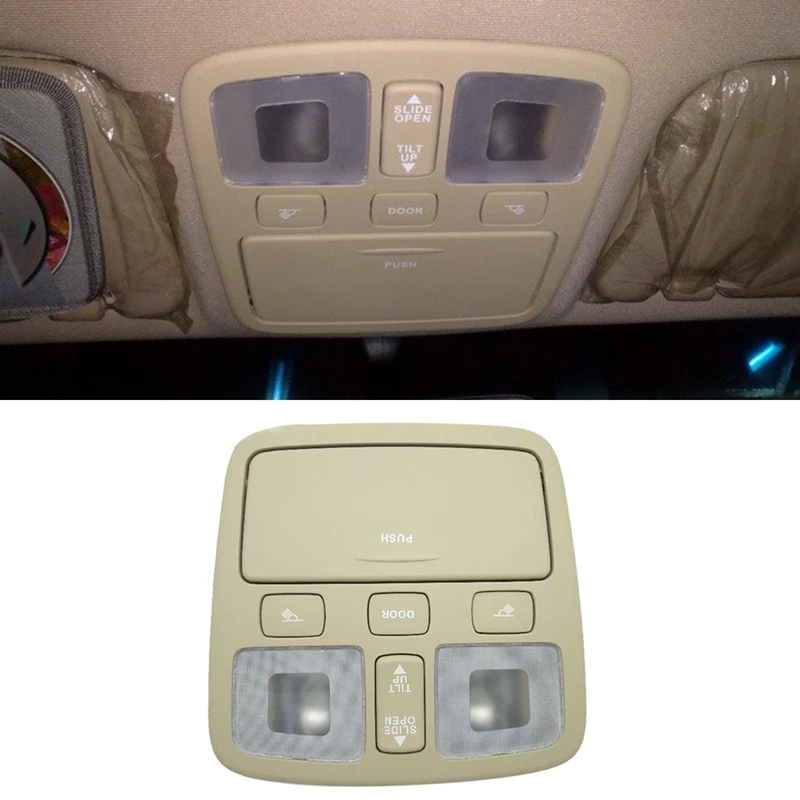 

Car Dome Light Reading Lamp Sunroof Switch Car Glasses Case Map Light For Hyundai Accent RIO 2006-2010 928001E200