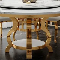 Minimalist Glass Rock Slab Breakfast Table Set with 4 Chairs – Space-Saving Dining for Small Apartments - Image 5