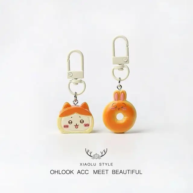 Chiikawas Hachiware Usagi Dessert Bread Keychain - Image 3