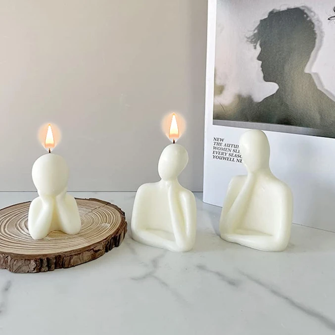 

Human Family Silicone Mold Abstract Figure Art Ornament Meditation Craft Making Epoxy Resin Concrete Casting Molds Home Decor