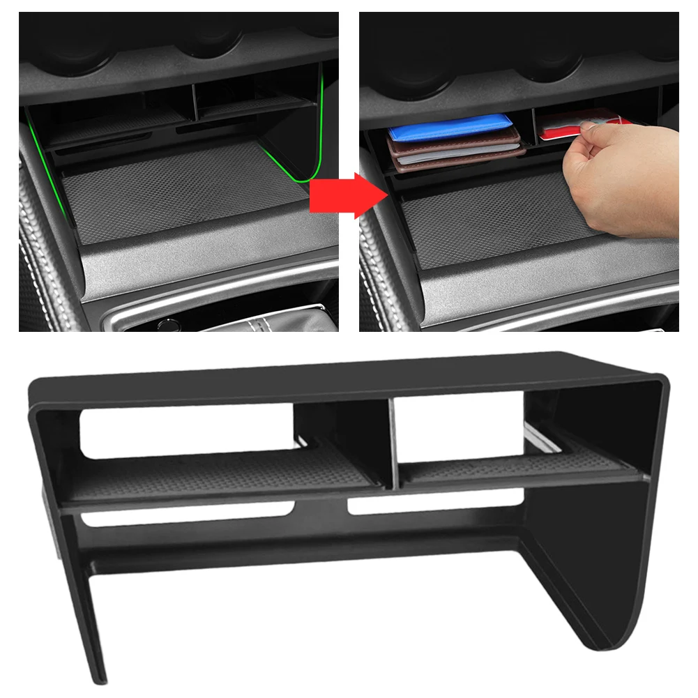 Central Control Storage Box Under Screen Organizer For Forester to Simplify Vehicle Clutter Management