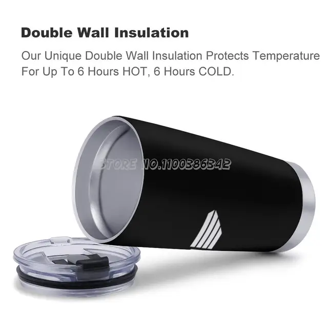 Repülőgép Lány Pilóta Repülés Neve Utazás Bögre Jég Pohár 304 Rozsdamentes Acél Vákuum Szigetelt Autó Kupa Kávé Sík Égrepedés - Image 4