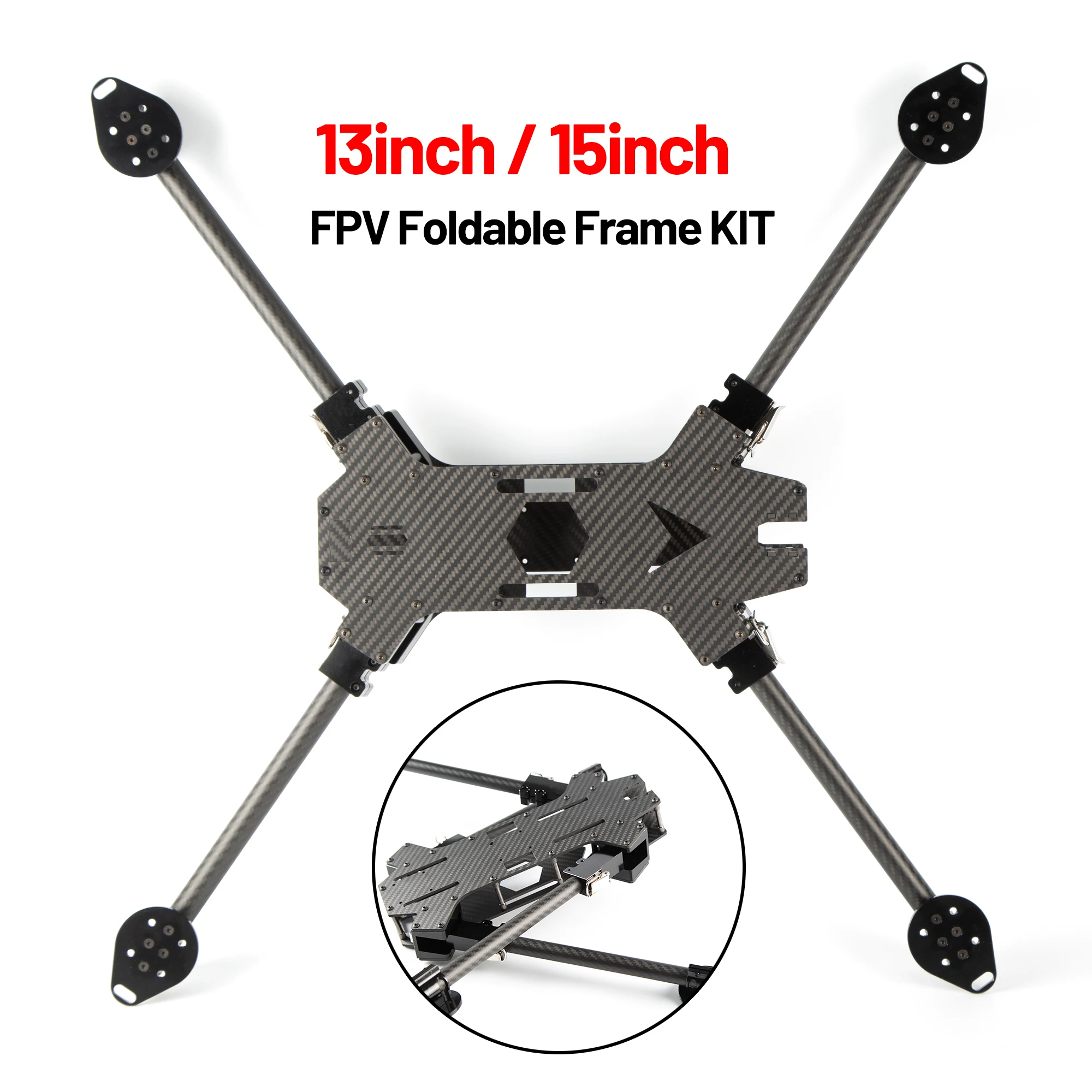 FPV Foldable Frame KIT 15inch 670mm Wheelbase Carbon Fiber for RC ...