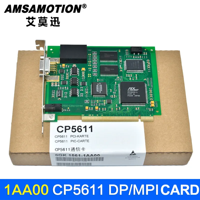 1 년 보증 지멘스 S7-200 6GK 15611AA00 PCI PROFIBUS mpippi 카드 6GK1561-1AA00 통신 카드