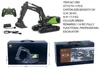 Multifunctional Engineering Vehicle Screw Drive Infinite Rotation Alloy Excavator 1:14 Engineering Vehicle Modified Toy Male 6