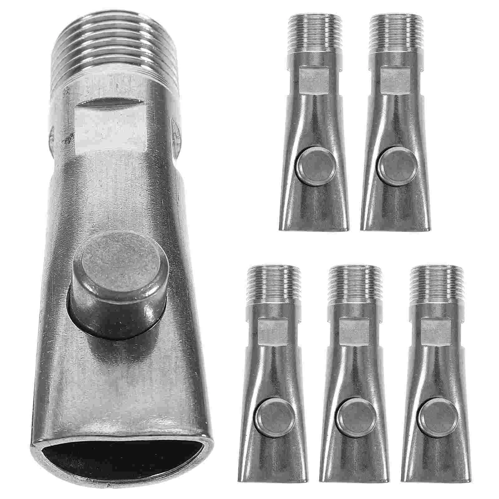 

5pcs Pig Waterer Stainless Steel Automatic Pig Feeders Piglets Drinking Tools