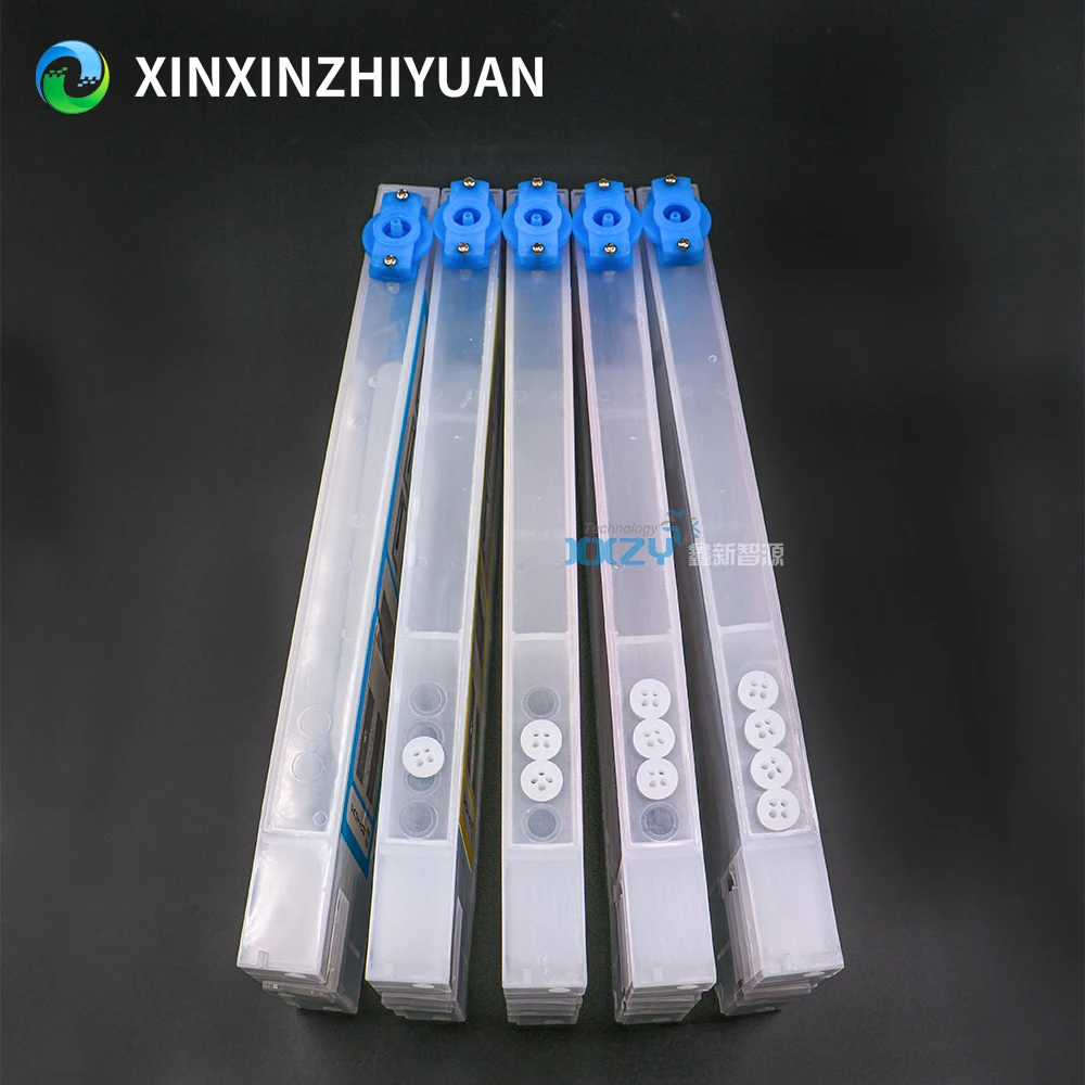 4 Colors Refill Ink Cartridge for Mimaki Mutoh Roland Eco Solvent Printer Bulk Sub Tank With Float 220ML Long Ink Tank printer supplies ink cartridge inkjet ink cartridge