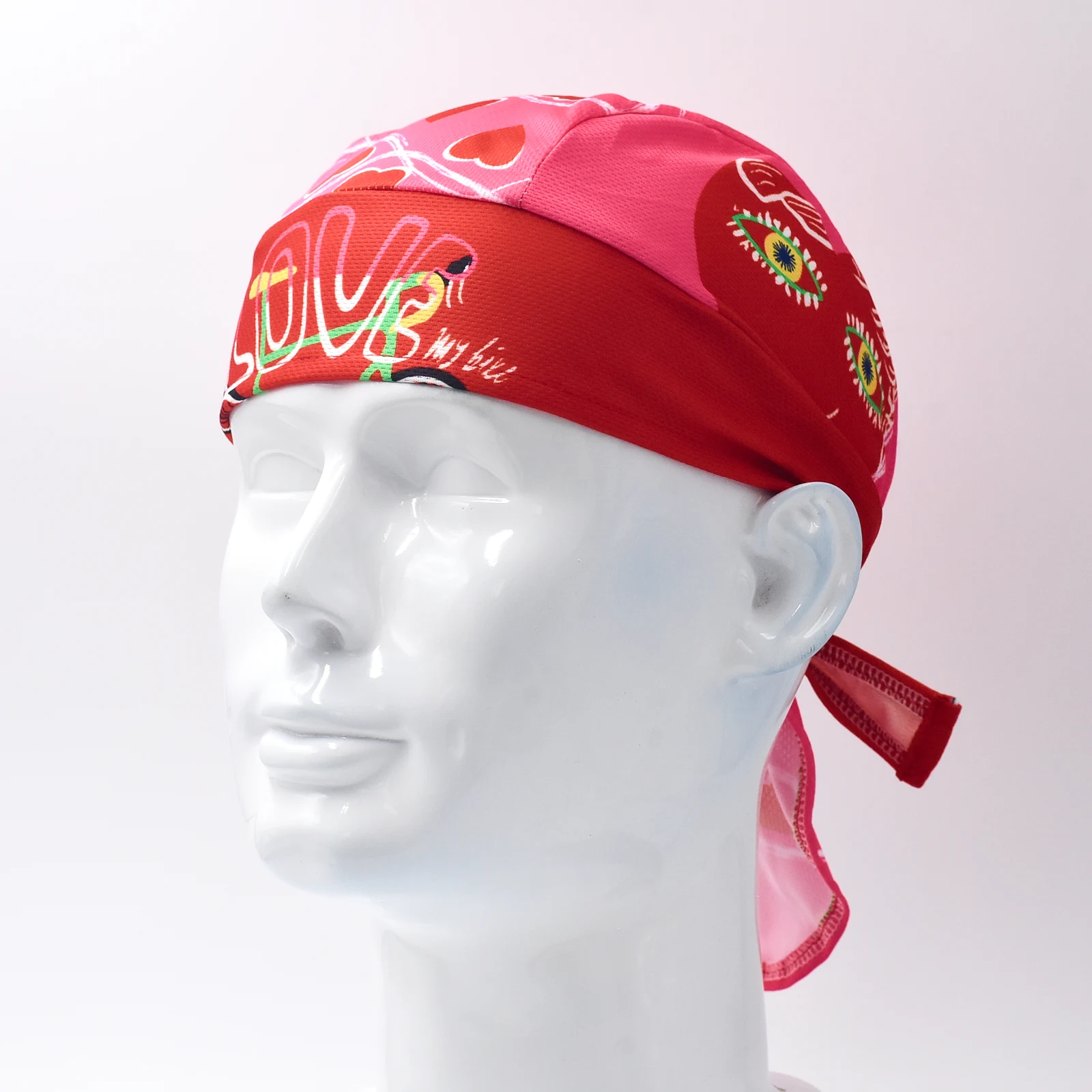 Bandana Headscarf Cycling Headwear Sunproof Headwear Retro Bicycle Sweat-Wicking Cycling Cap Bike Cycling Headscarf Headband Quick-dry Pirate Hat