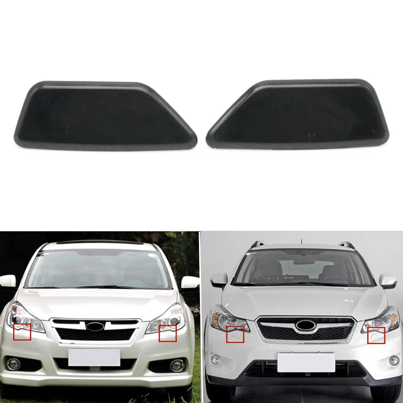 2X Headlight Lamp Washer Spray Nozzle Cover Cap For Subaru Legacy