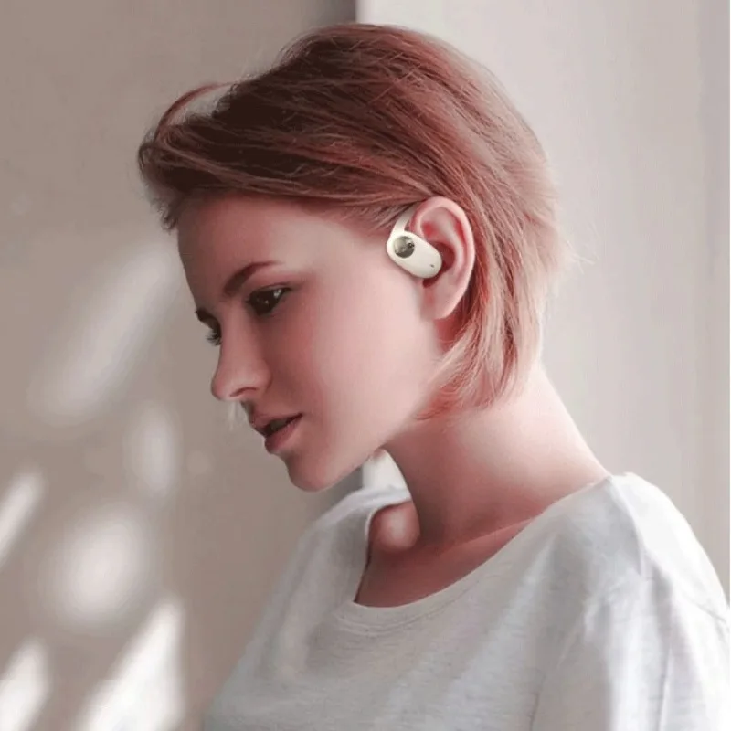 Hanging Ear Bluetooth Headset High Sound Quality Wear Comfortable Long Life Digital Display Anti-Leakage Sound Bluetooth Headset