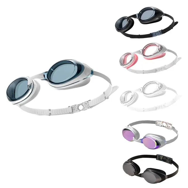 

Fashion Swim Goggles Electroplated Anti-Fog Diving Goggles With Silicone Seal No Leaking Swimming Goggles Clear View