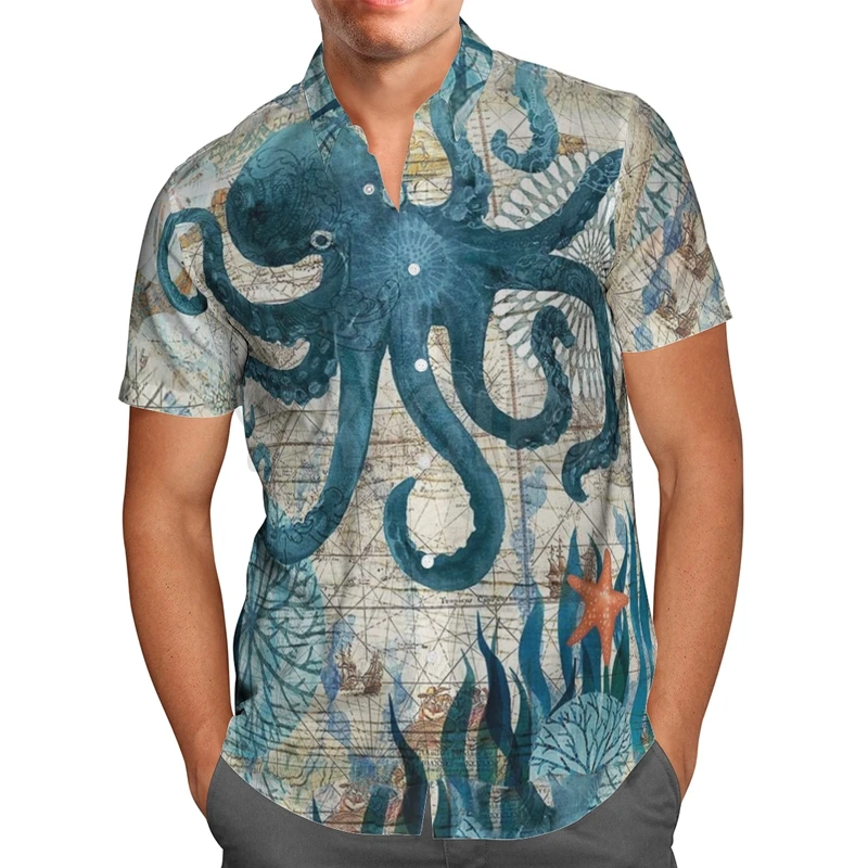 Рисунок 2 - Гавайская Повседневная гавайская рубашка унисекс