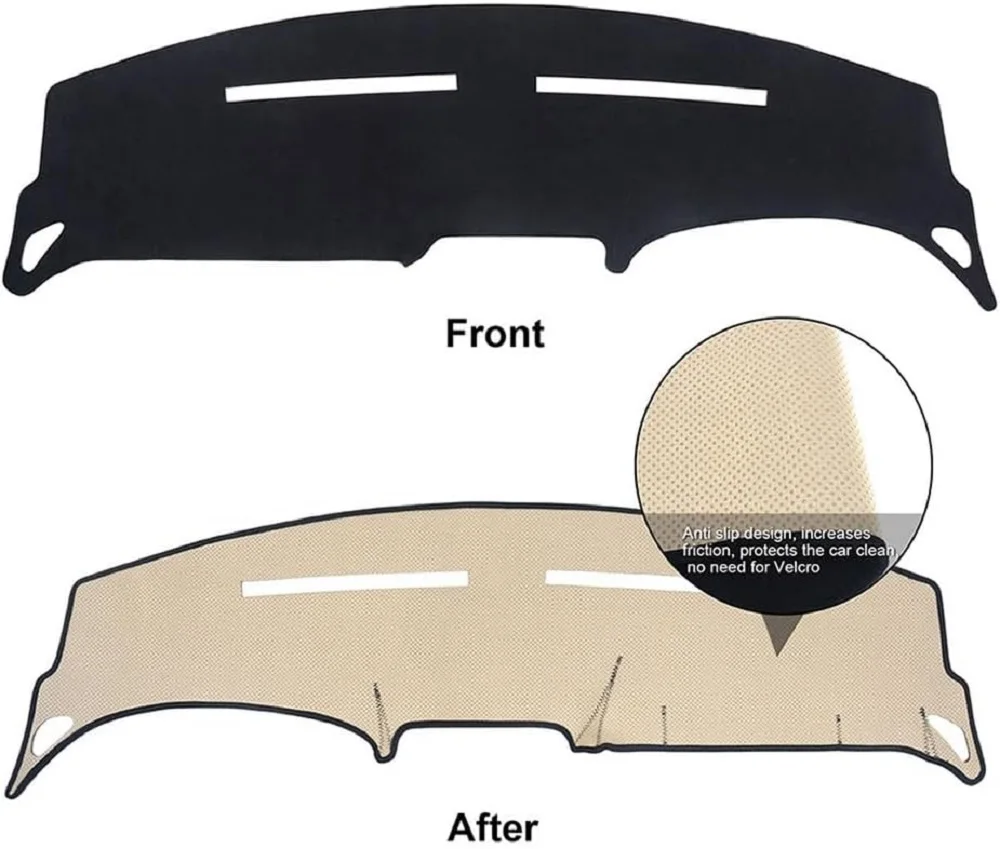 Premium Dash Cover Mat - Sunshade Glare & UV Protector