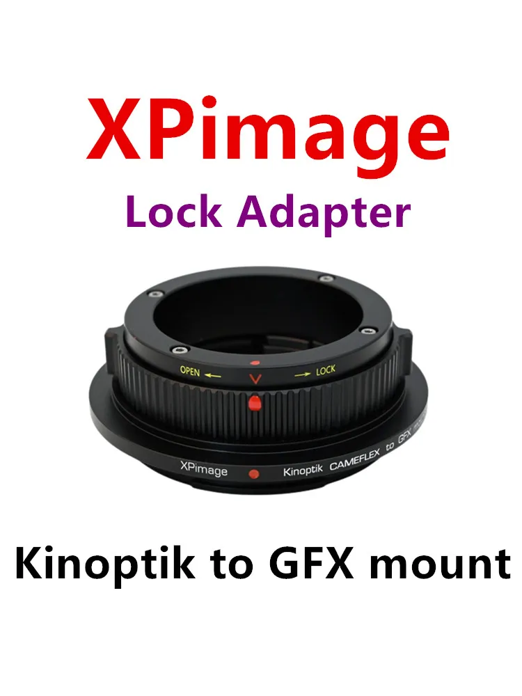 Kinoptik Cameflex Lens To Fuji Gfx Camera Adapter Ring È Applicabile Kinoptik A Gfx 50 S2 50R 100S Camera. Per Xpimage Adattatore